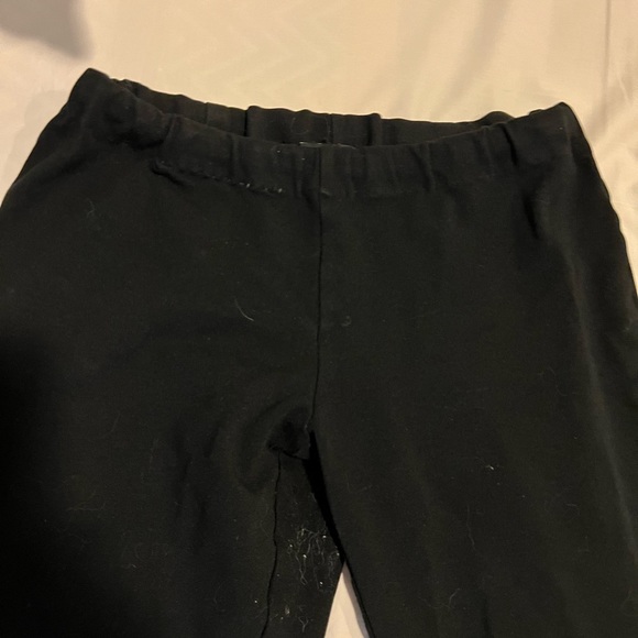 EILEEN FISHER ITALIAN BLACK PONTE KNIT LEGGINGS SIZE SMALL - Picture 2 of 3